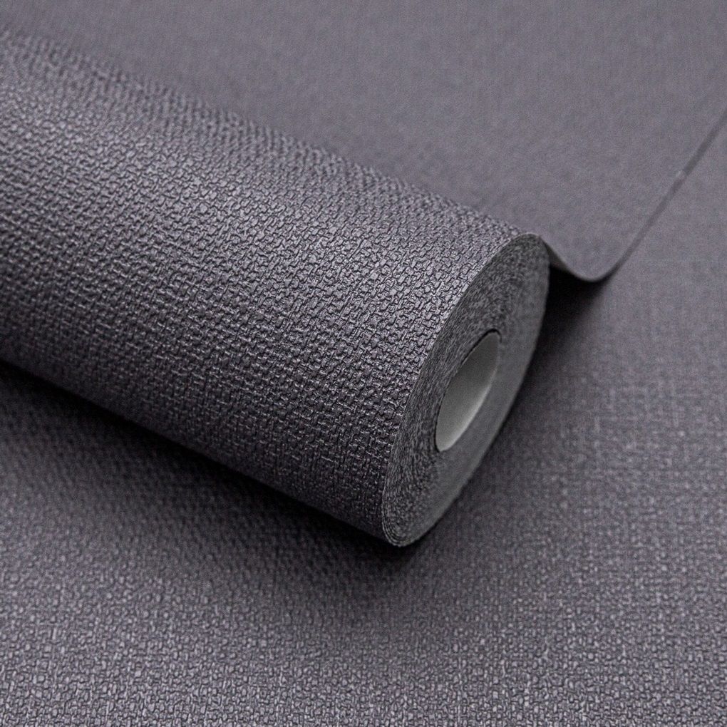 Обои WallSecret Midnight 9090-15 графит рогожка 1,06х10,05 м