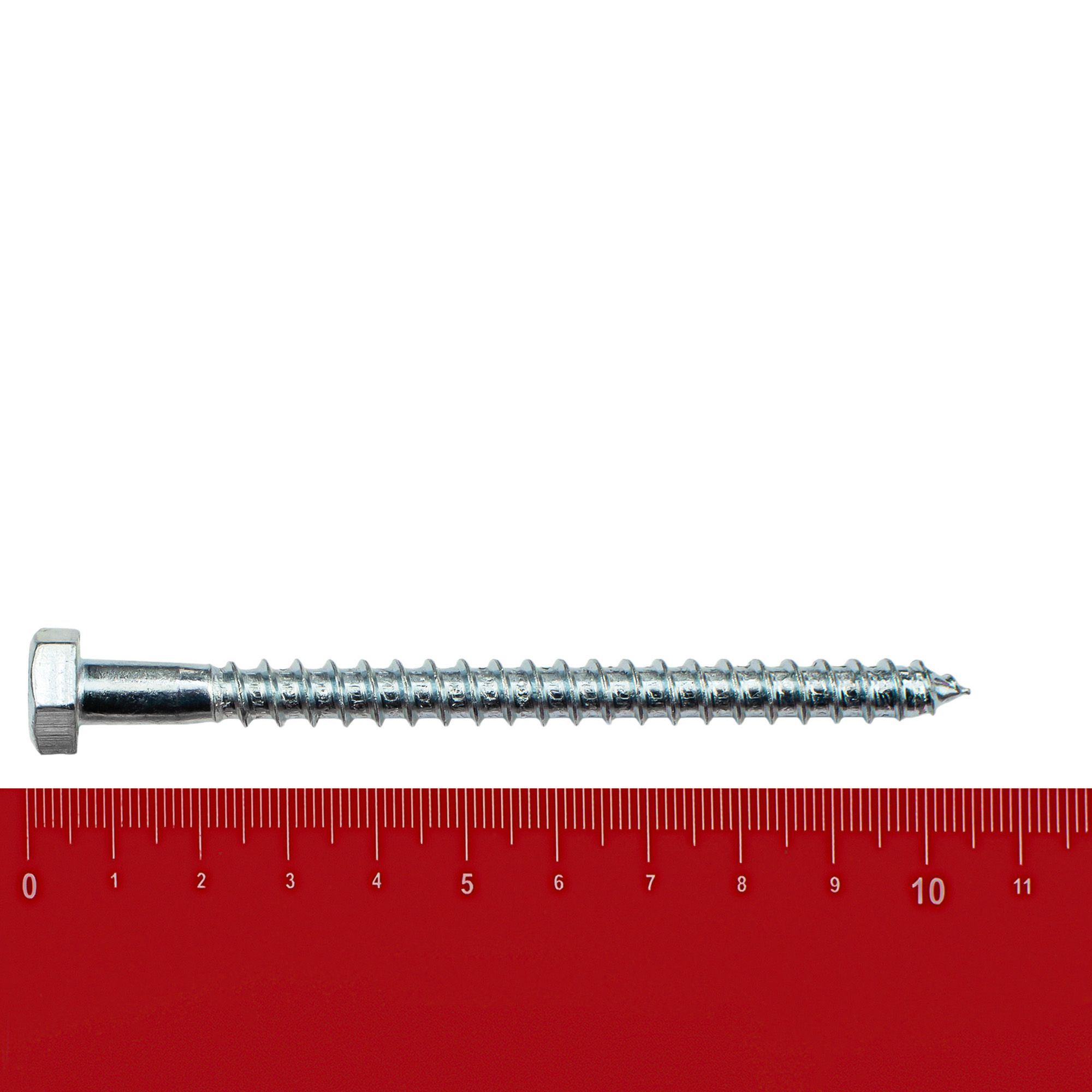 Шуруп-глухарь с шестигранной головкой 8х100 мм вес