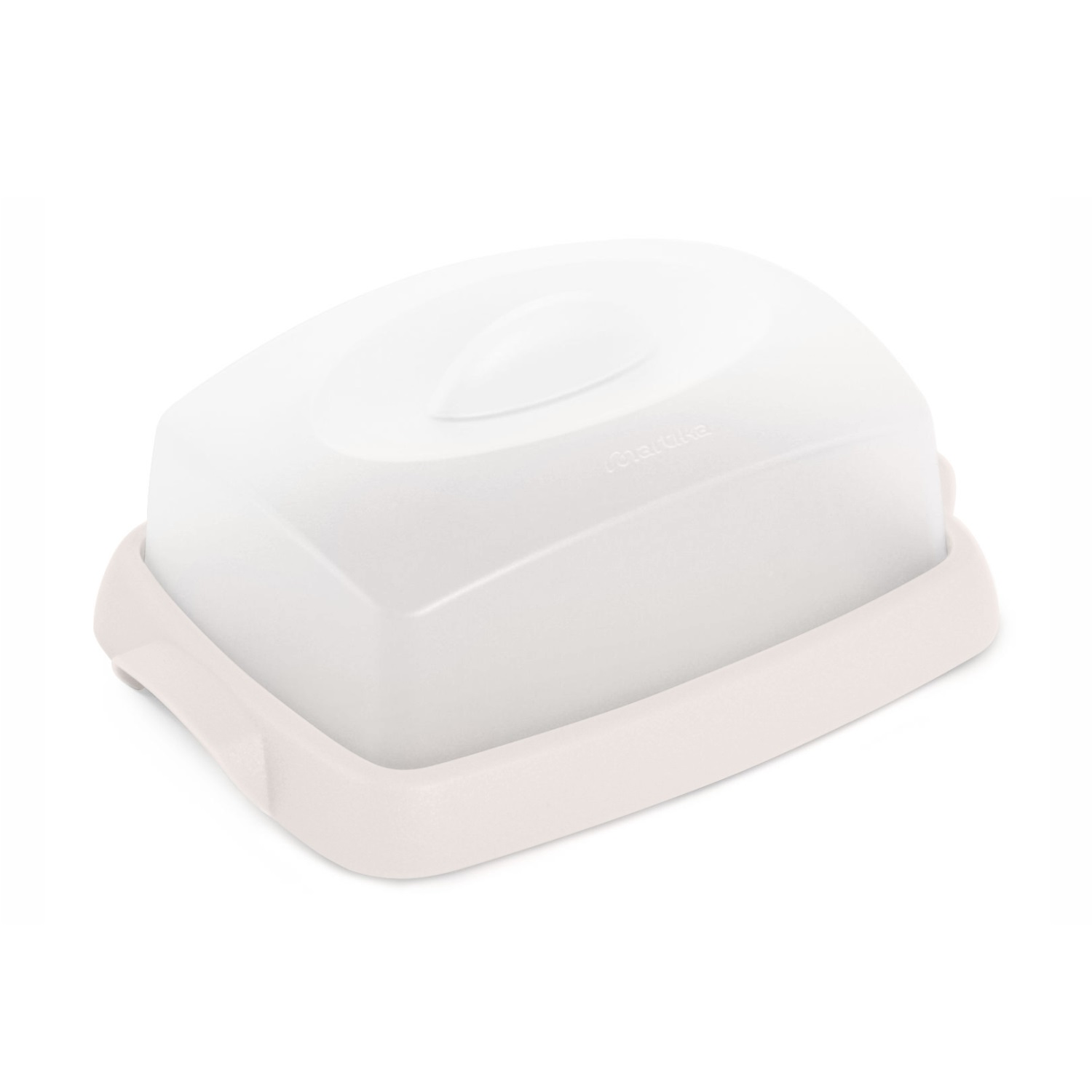 Масленка Таира 12,2х16,8х7 см кремовая