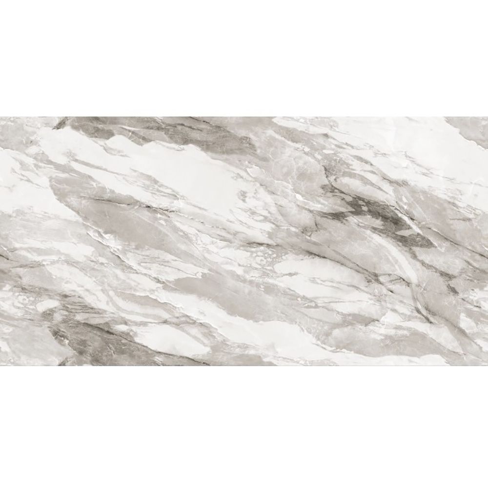 Керамогранит Realistik Bergen Silver Carving Polished 60x120 см серый 1,44 м2