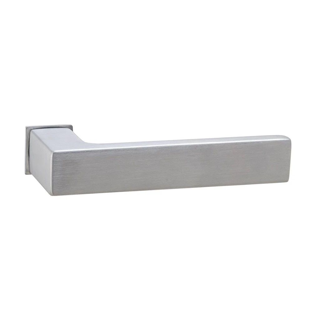 Ручка дверная Puerto Куббаито AL 541-11 Zerro SSC супер сатин хром квадратная розетка