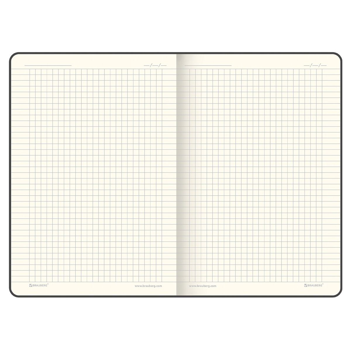 Блокнот А5 BRAUBERG Metropolis 80листов клетка синий