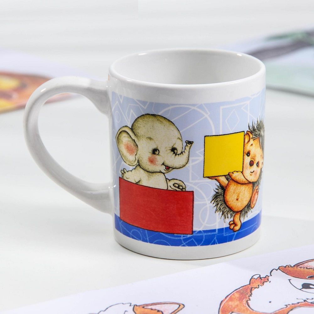 Набор посуды Фигуры 3 предмета 240мл/19см/18см