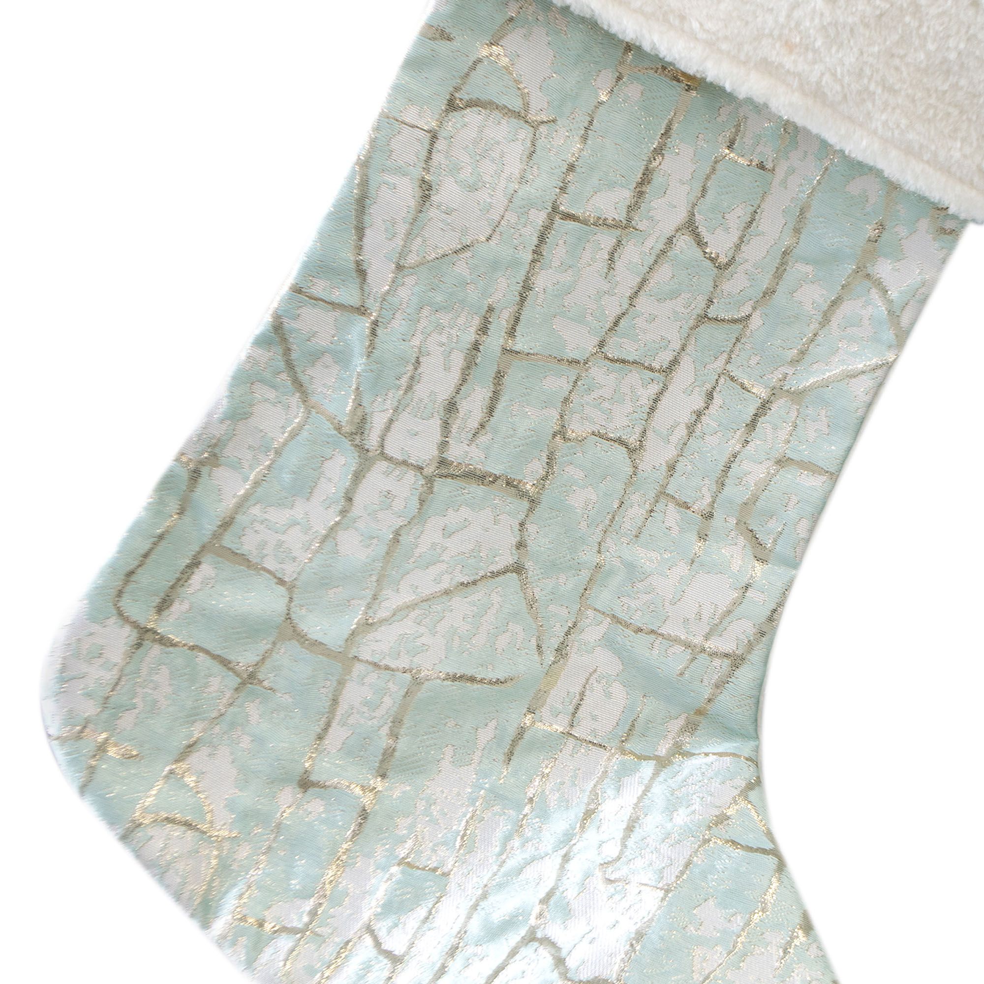 Украшение новогоднее Носок 31х47 см бежевый 807260