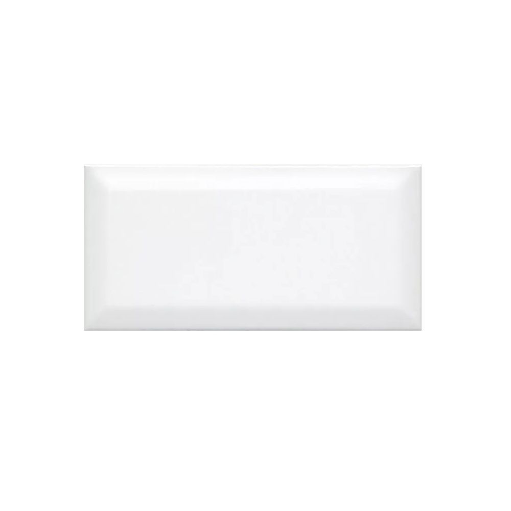 Плитка настенная Kerama Marazzi Бланше 19040 грань 20х9,9 см белая 0,792 м2