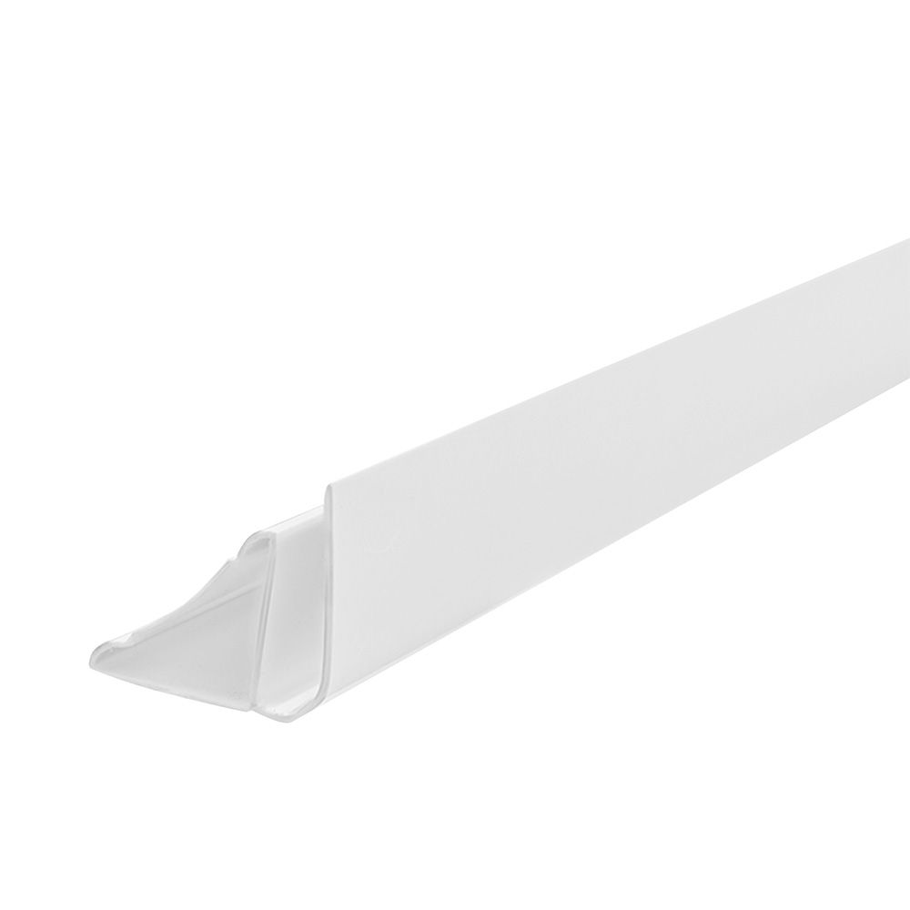 Профиль ПВХ финишный белый/золото 3000 мм