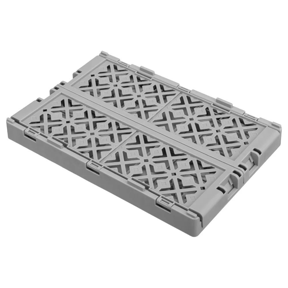 Ящик для хранения продуктов складной Stocky L 33,4х25х15,5 см 10,5 л серый