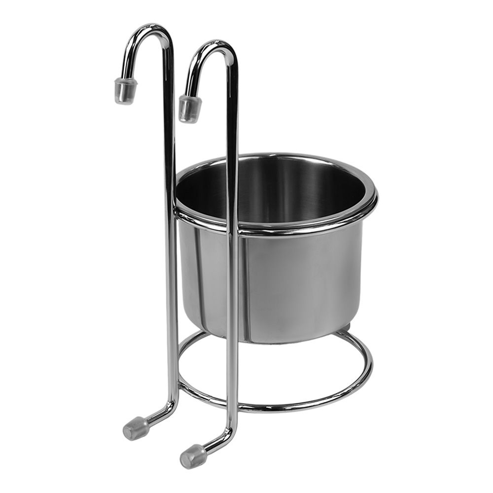 Стакан для столовых приборов хром