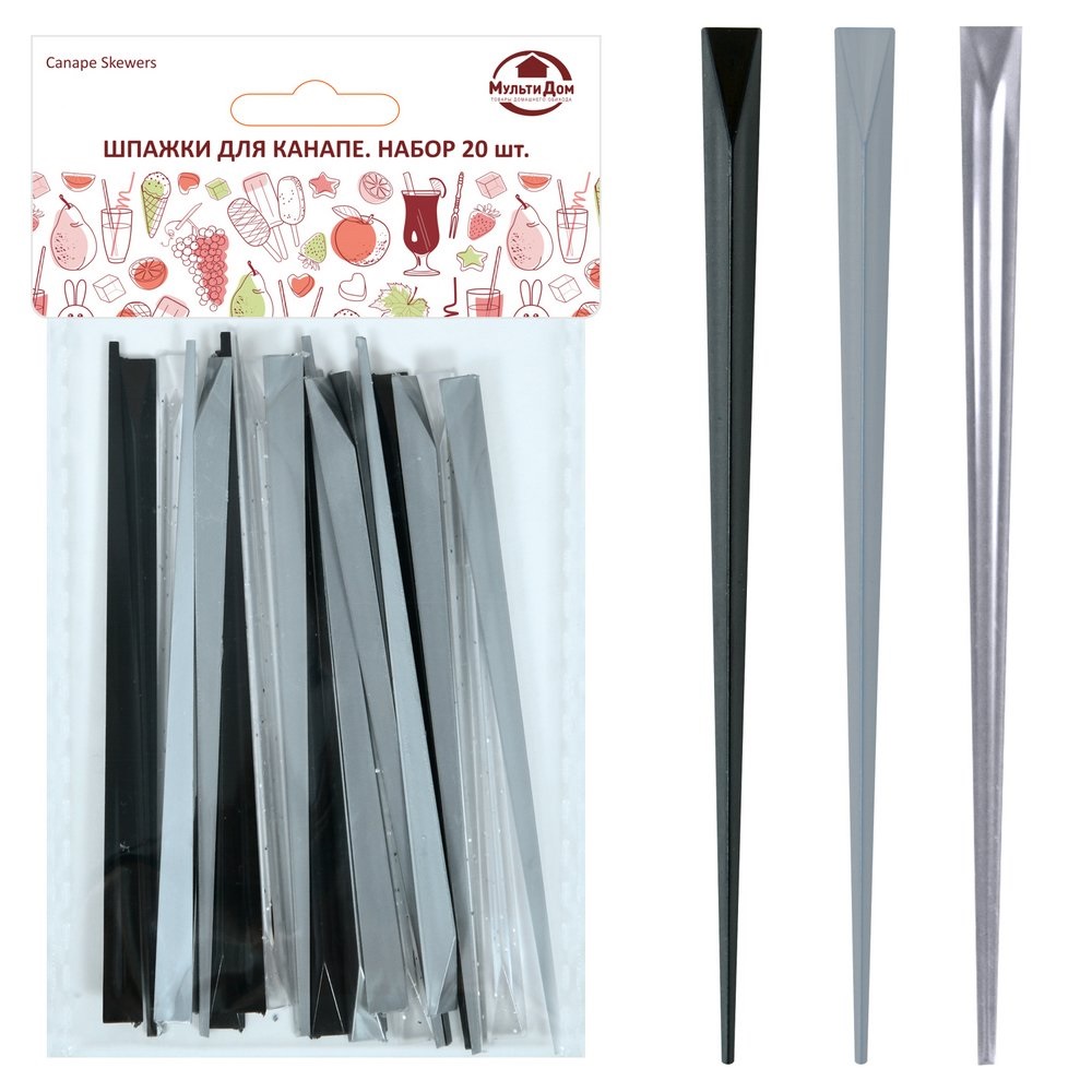Шпажки для канапе Кристалл Лофт 9 см 20 шт МТ76-186