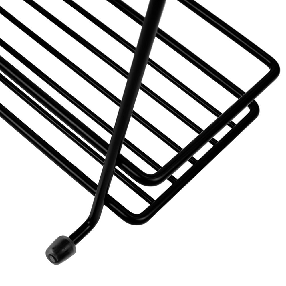 Полка одинарная малая черный матовый