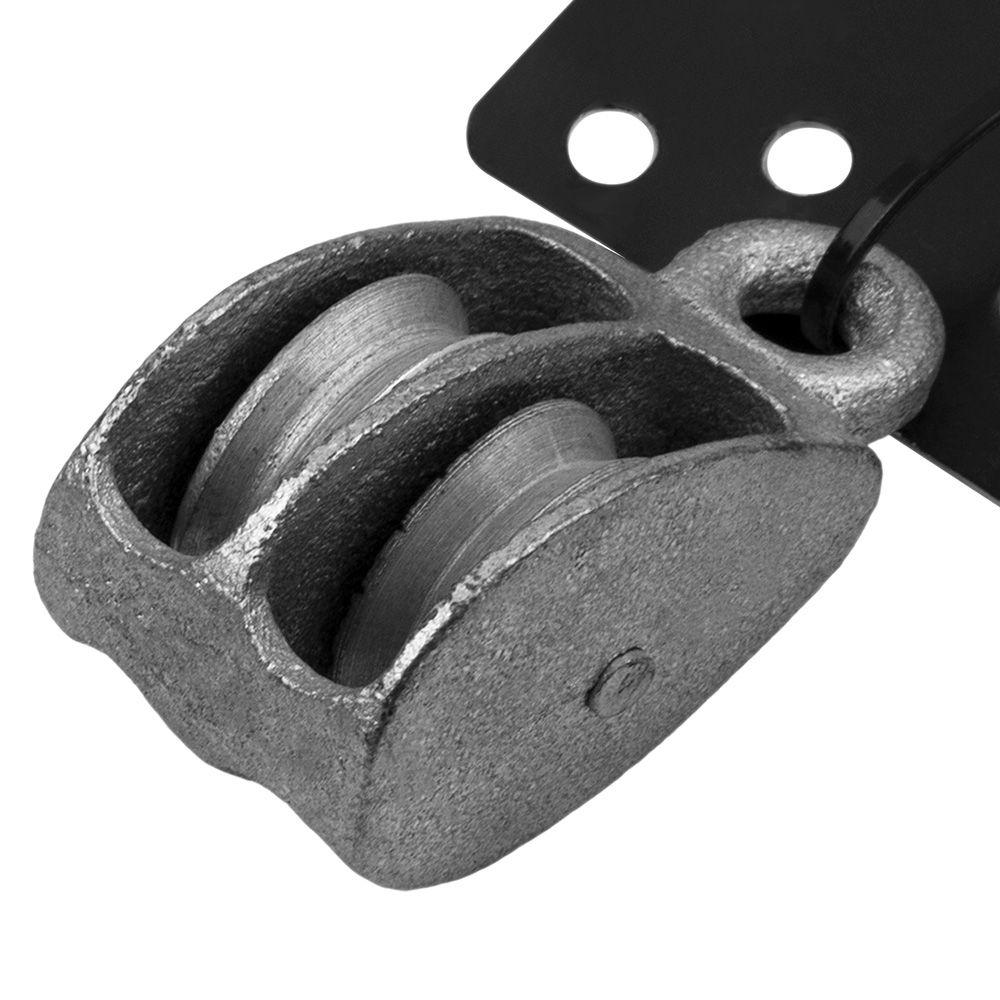 Блок для троса двойной 30 мм 1 шт