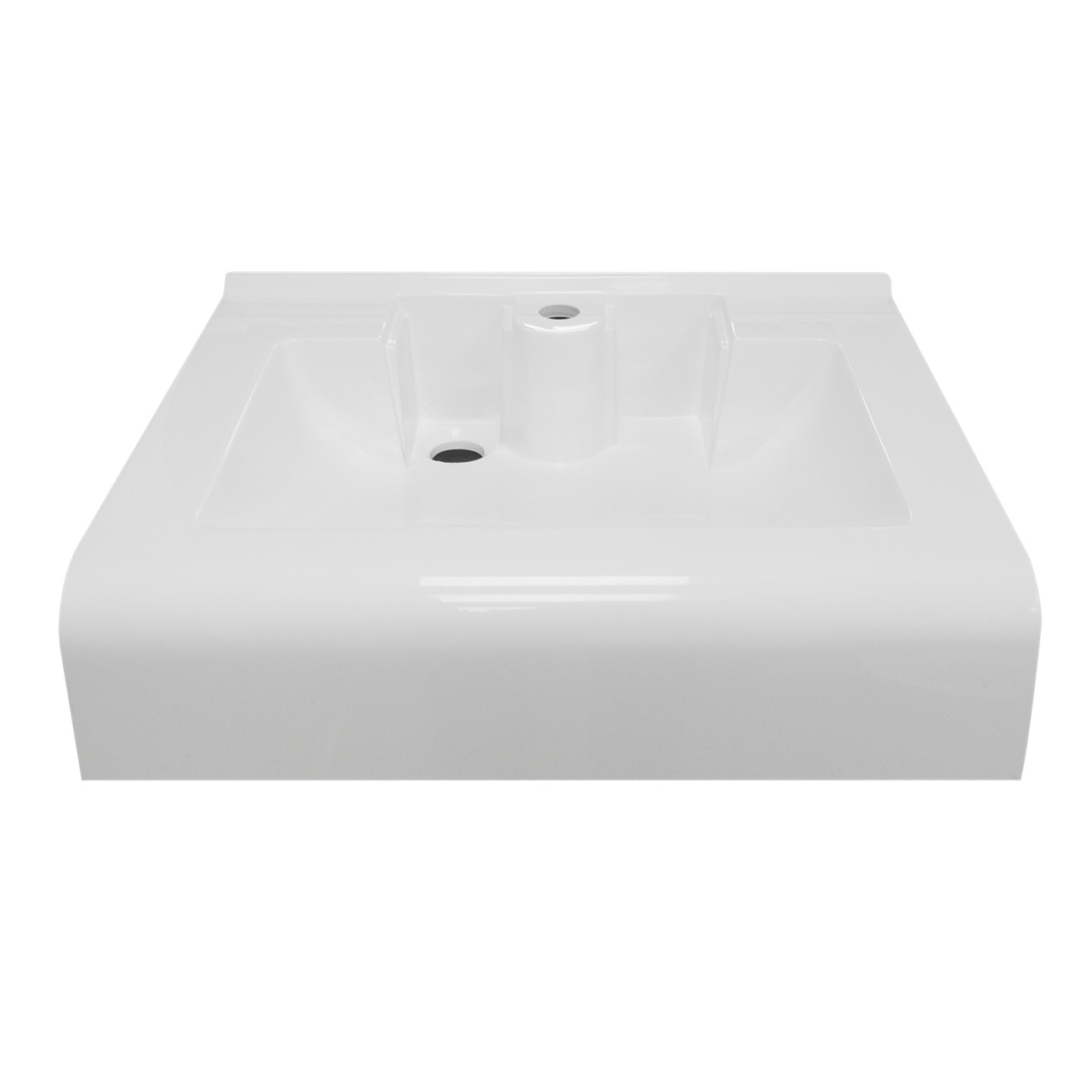 Раковина подвесная над стиральной машиной Корса 600х500 мм с кронштейнами