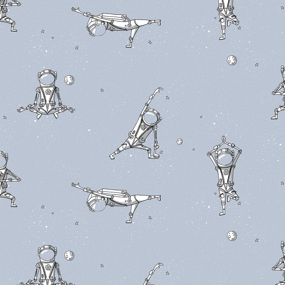 Обои 285744 Victoria Stenova 1,06х10 м Spacemane голубой