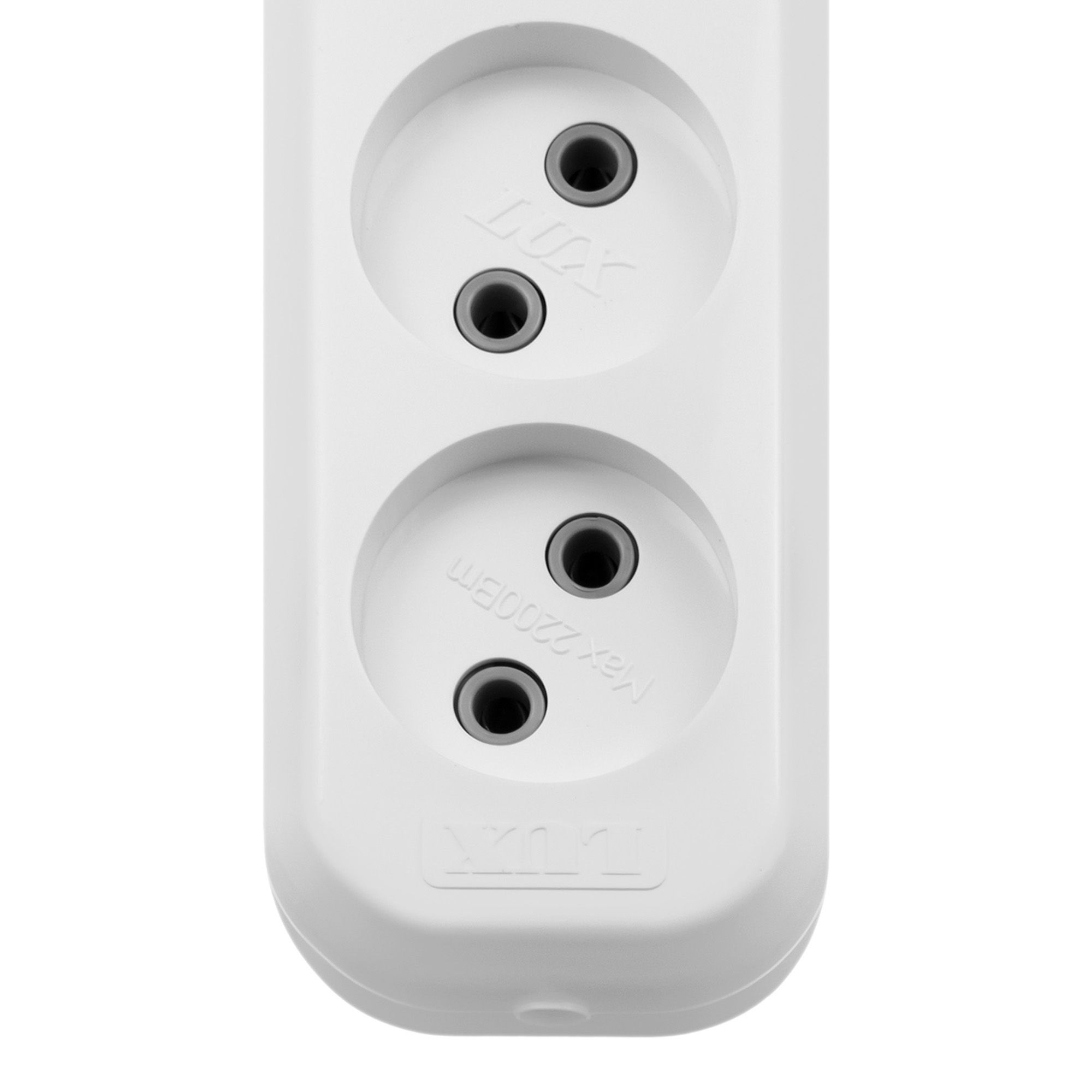 Колодка 2-местная без заземления LUX У2-0 250В 10А