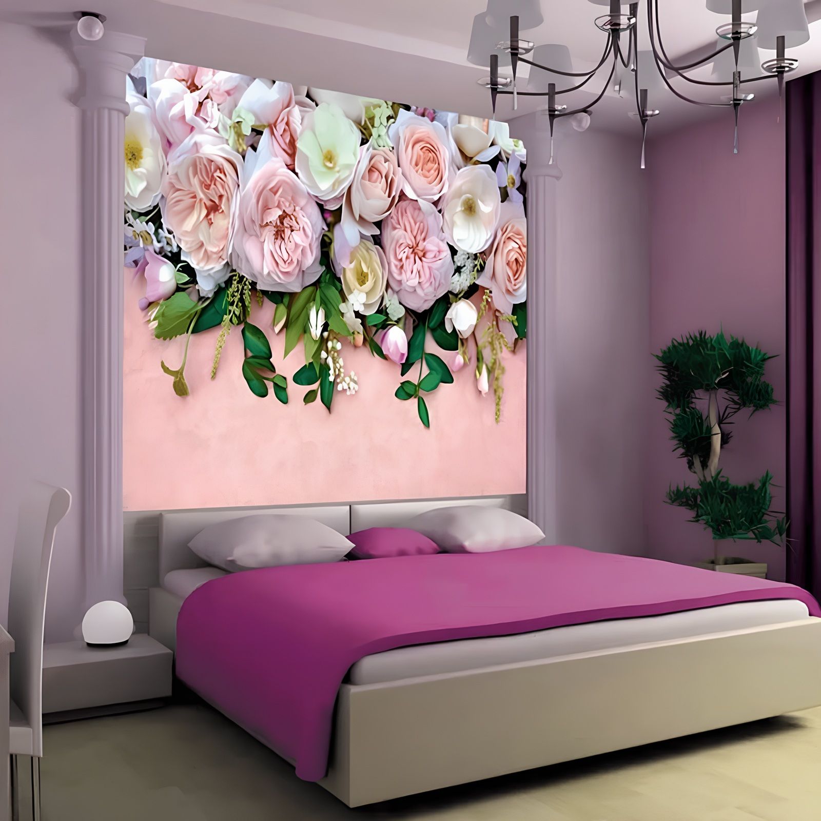 Фотообои бумажные Композиция цветов 315 294х201 см