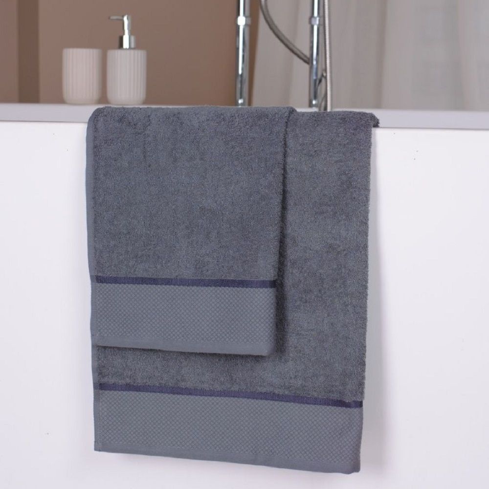 Полотенце махровое Belezza Monterey 50x80 см темно-серое