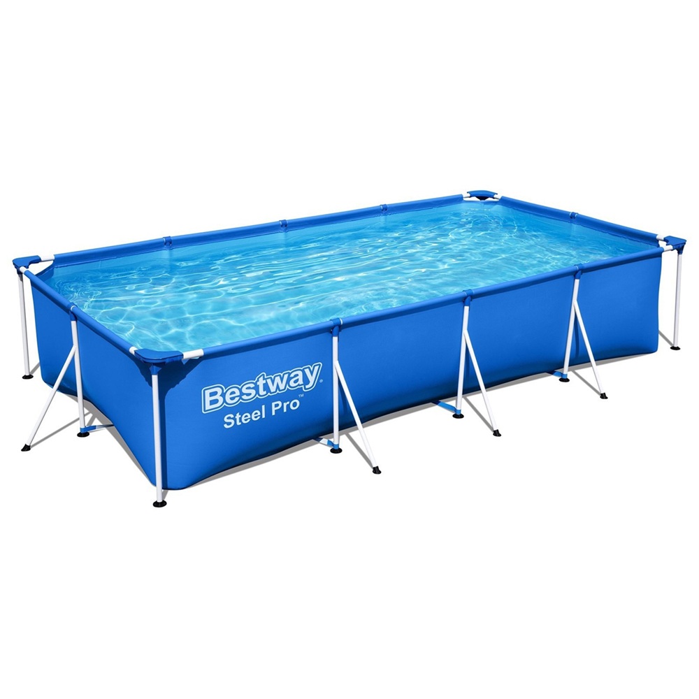 Бассейн каркасный 400х211х81 см 5700 л Bestway Power Steel 56424 (ф/насос, совместим с картриджем 5)