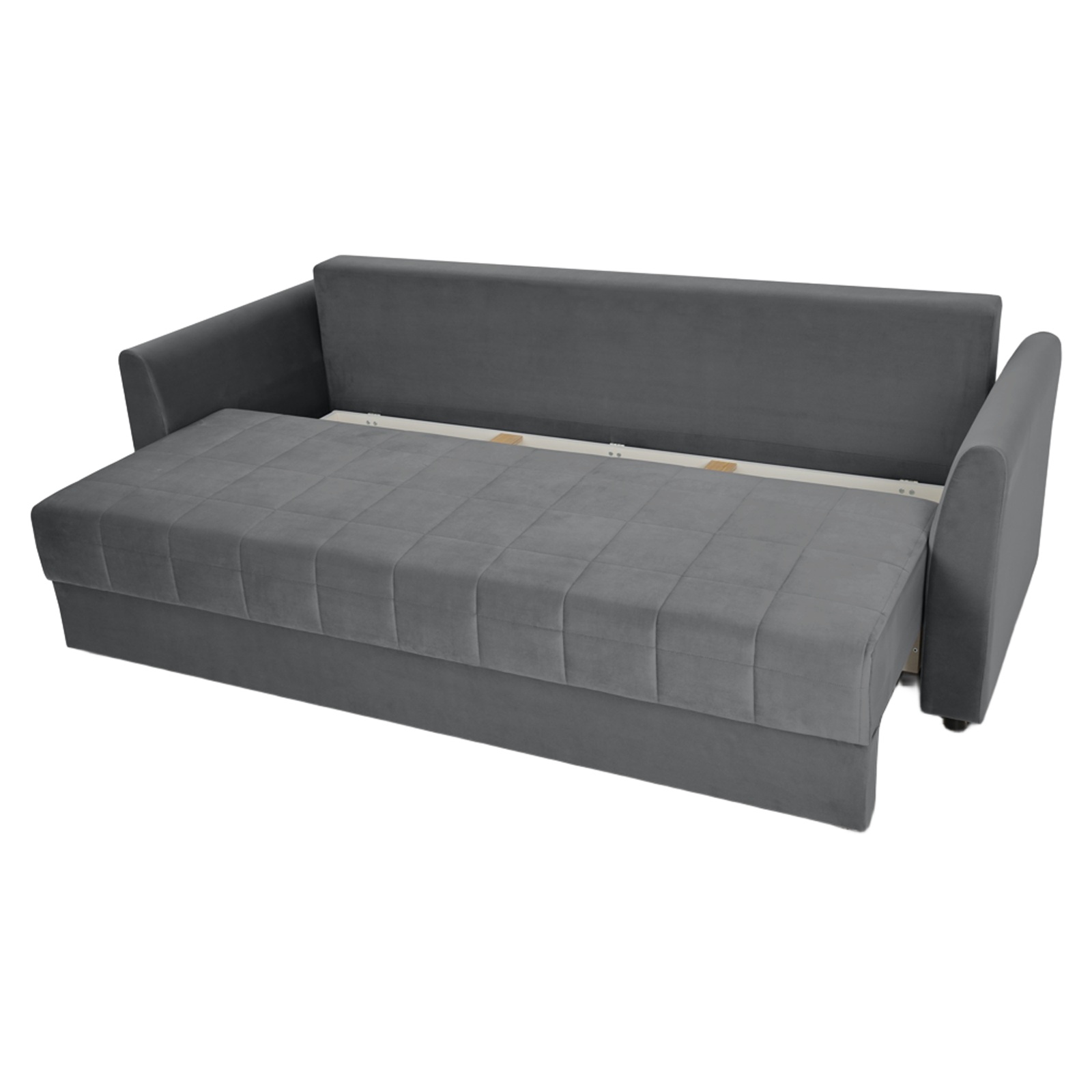 Диван-кровать Монца 2210х790х870 мм Veluta lux 32 серый