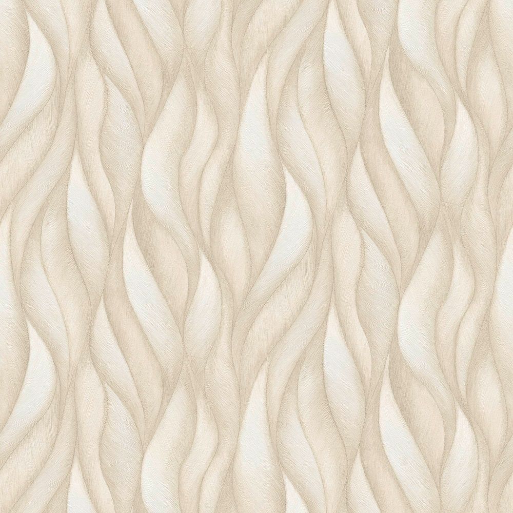 Обои A.S.Creation Infinity 39760-3 светло-бежевые абстракция 3D 1,06х10,05 м