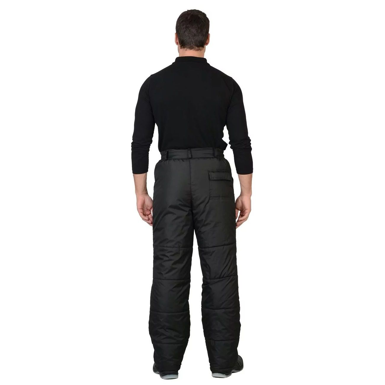 Брюки утепленные Европа черные р.112-116/182-188