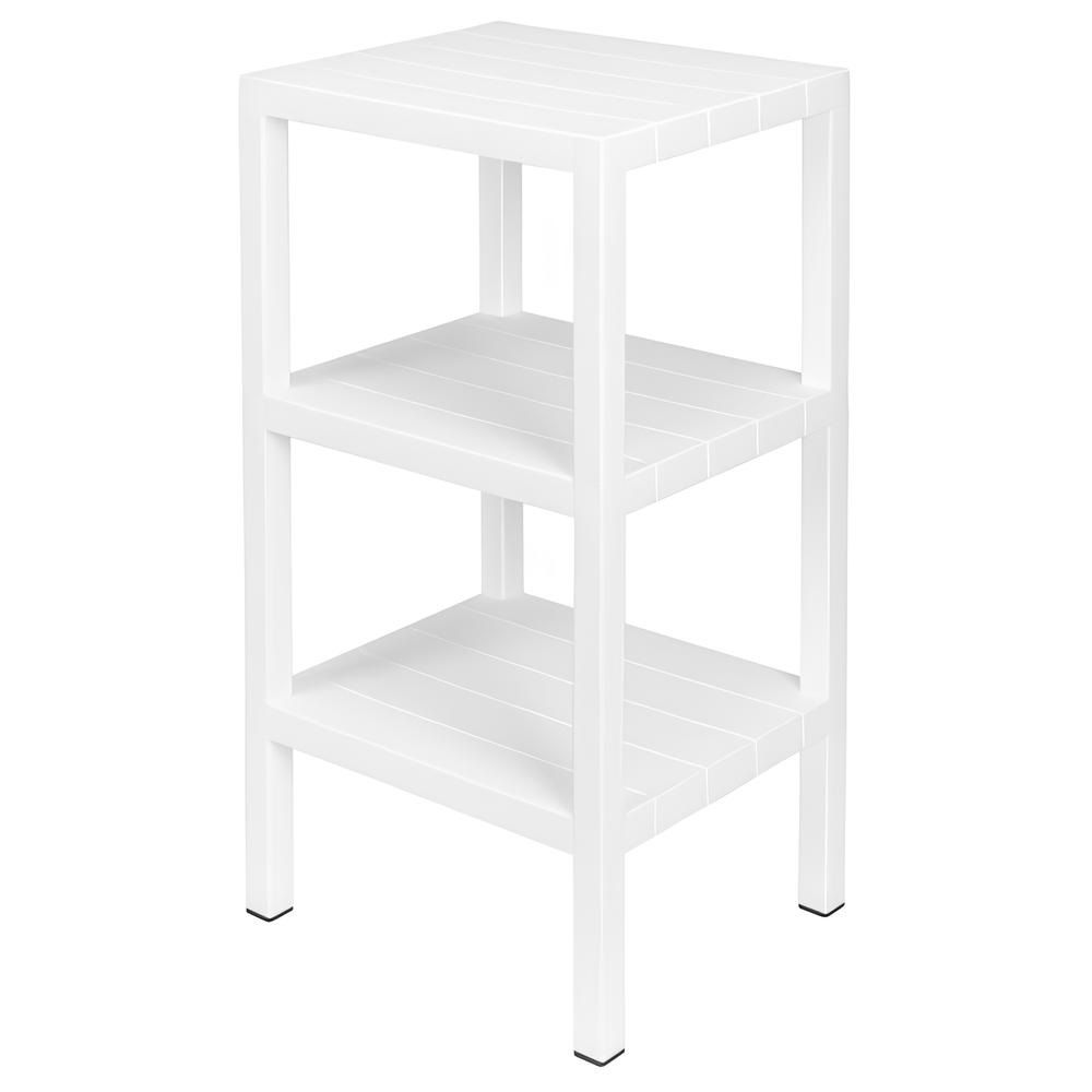 Этажерка Nature 384х725х330 мм 3 секции белая