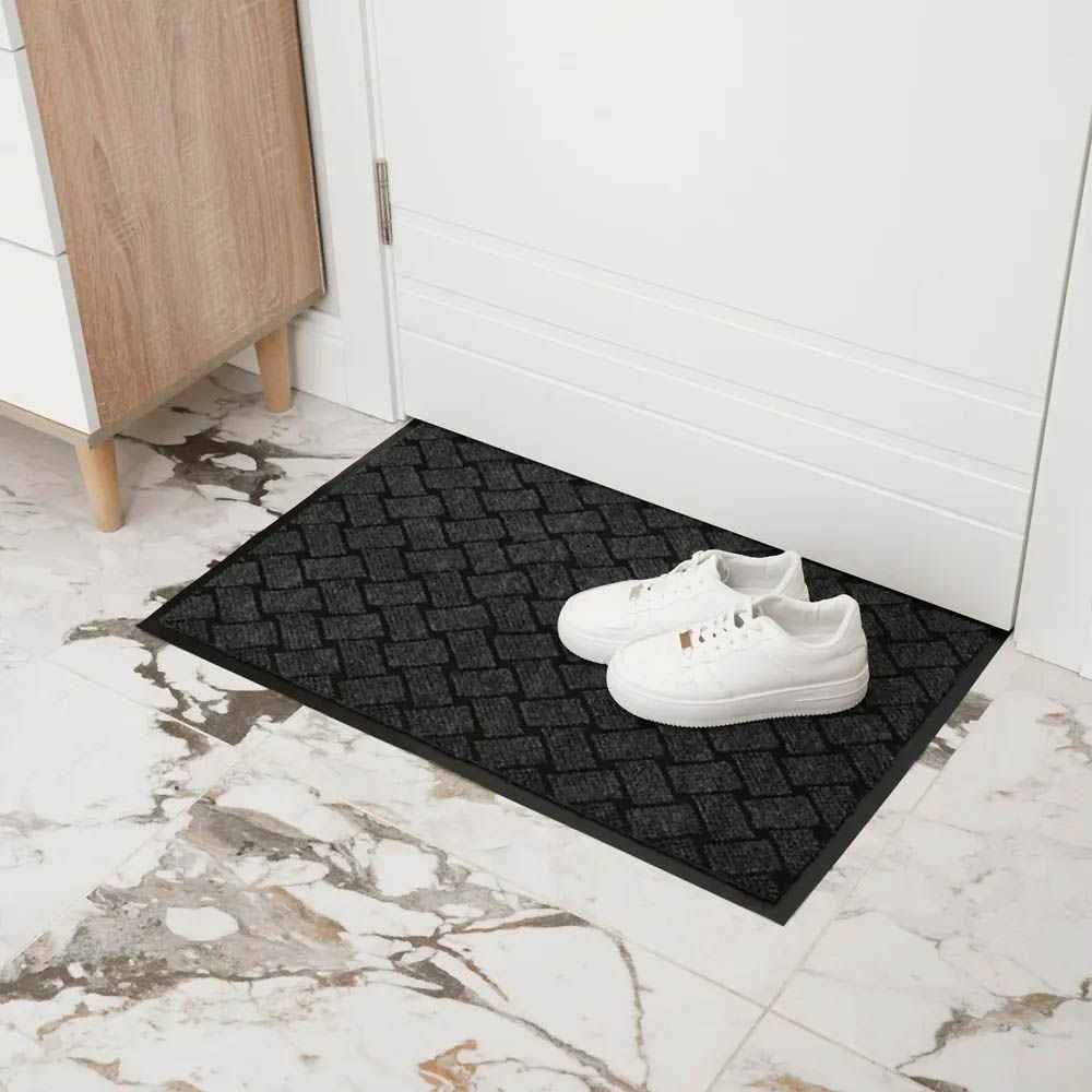 Коврик влаговпитывающий Крафт 50х80 см серый