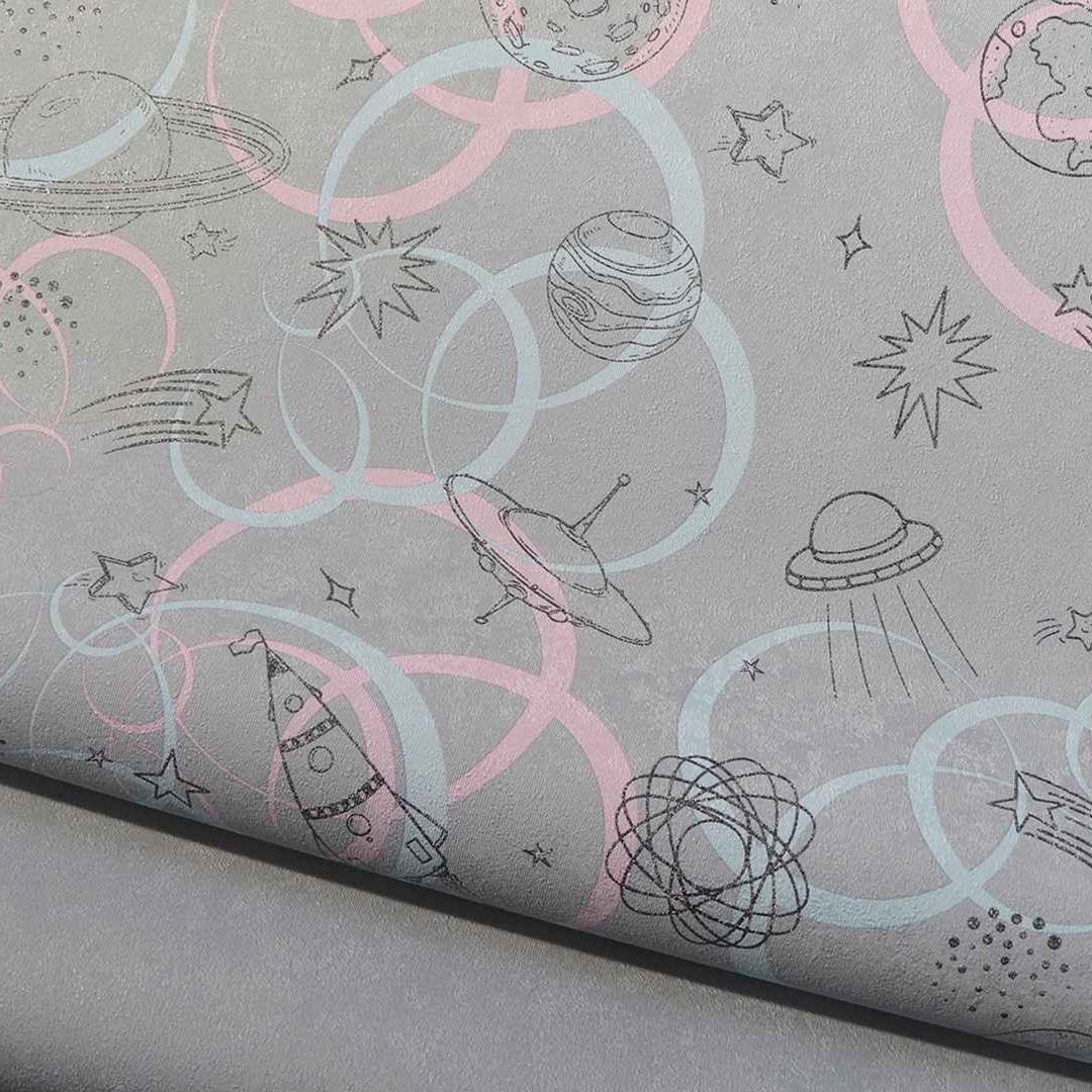 Обои Е802704 Elysium 1,06х10,05 м Галактика серый