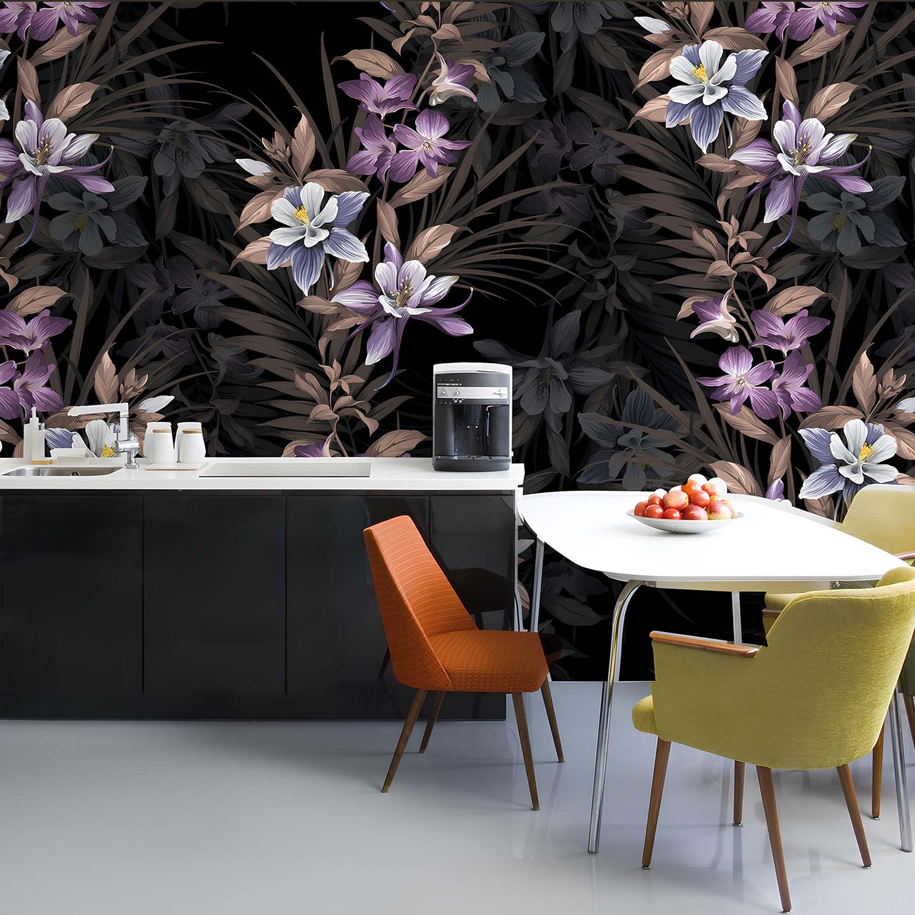 Фотообои 6041 виниловые Ночные лилии 285x270 см Mir-6041-V3