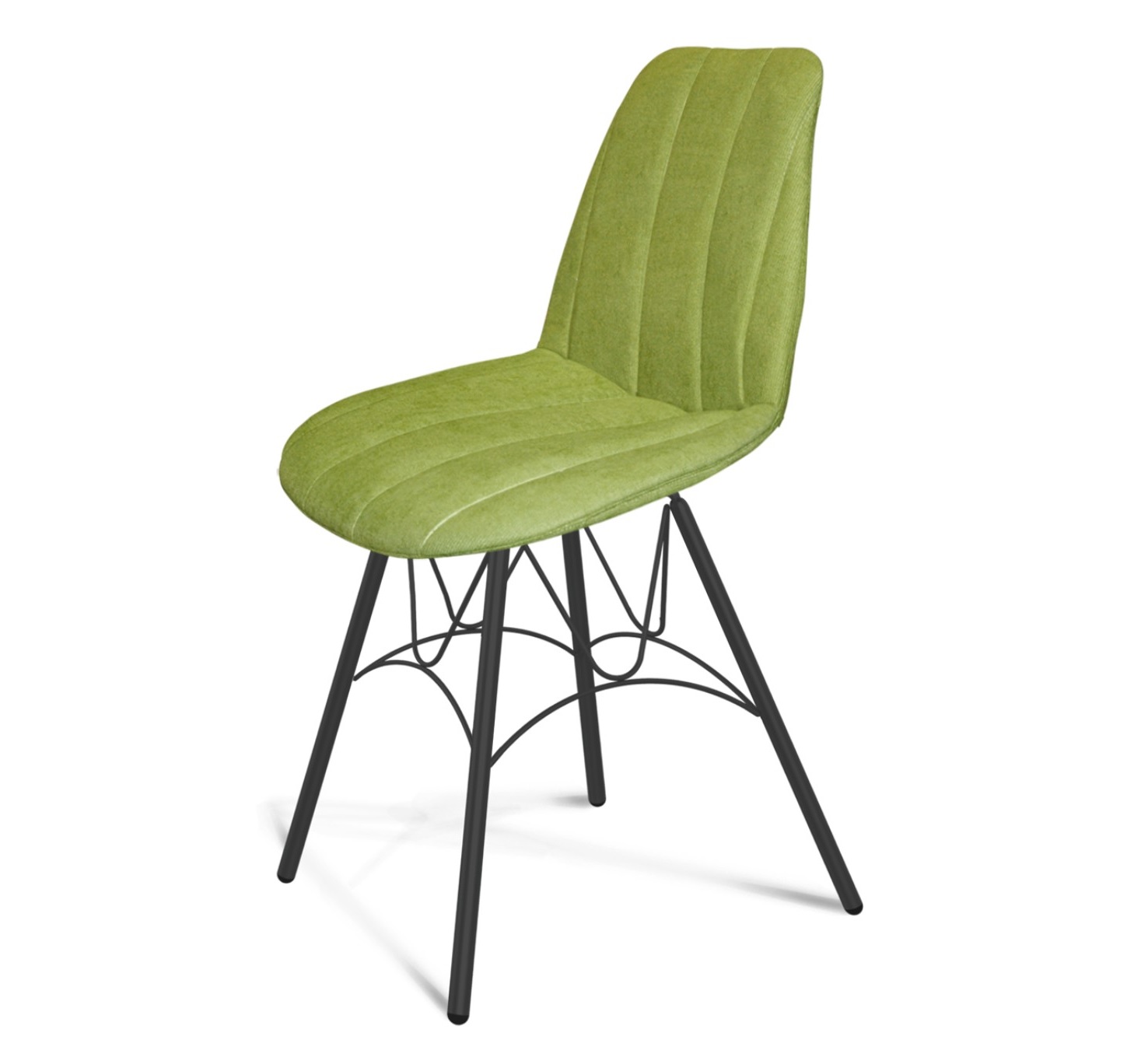 Стул микровелюровый Sheffilton ST29-C1/S100 оливковый