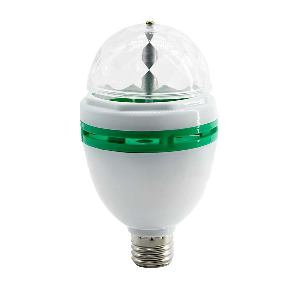 Cветильник-проектор LED  Свечение 3D звёзды ULI-Q310 ДИСКО ШАР 220В D10см 1.5Вт RGB Е27