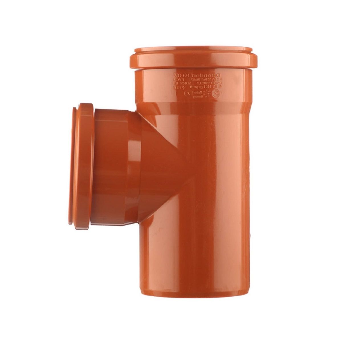 Тройник наружной канализации 110х110 мм 90°