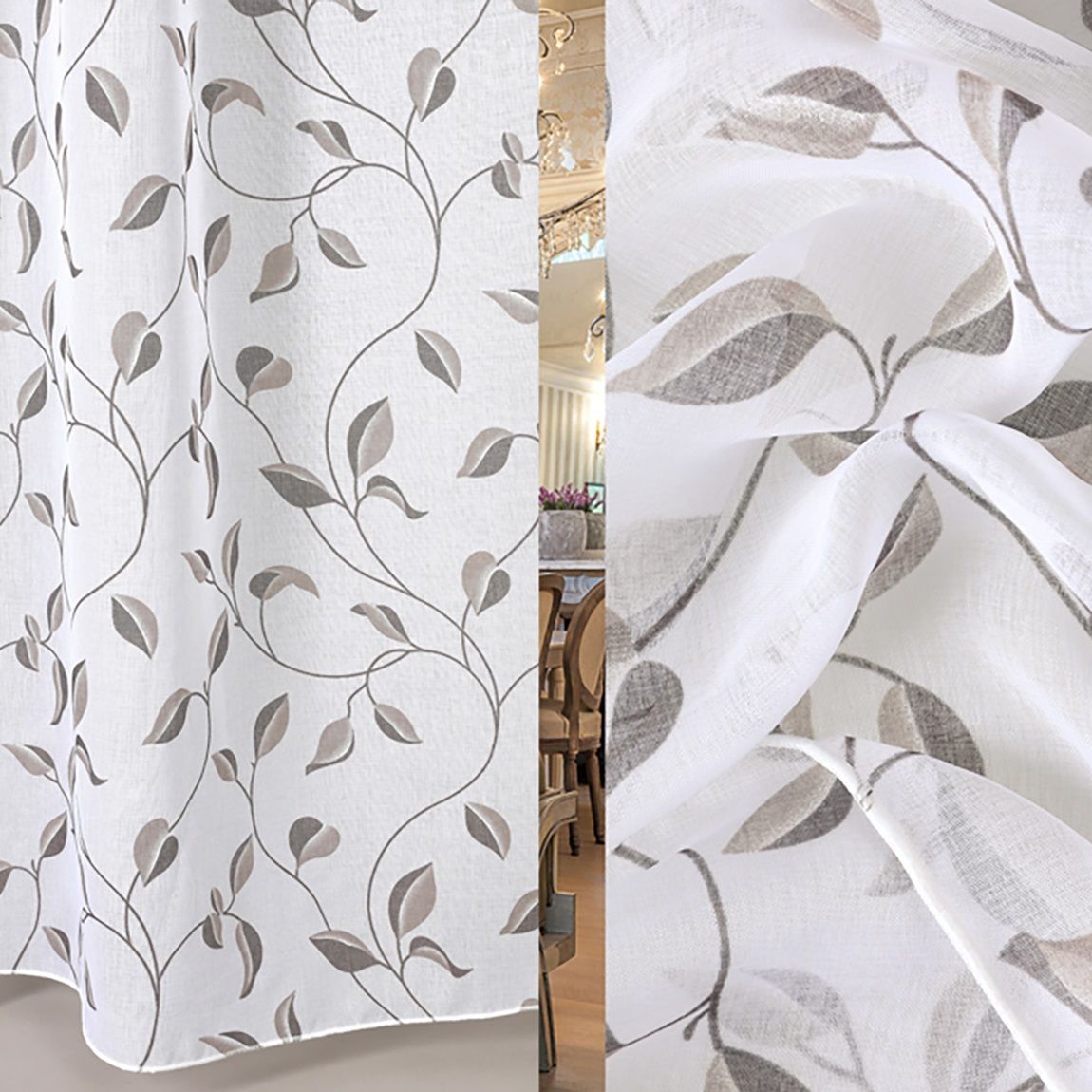 Ткань для штор Кристалон ТД Текстиль ERT DOP23291-4/280 KPech ut белый