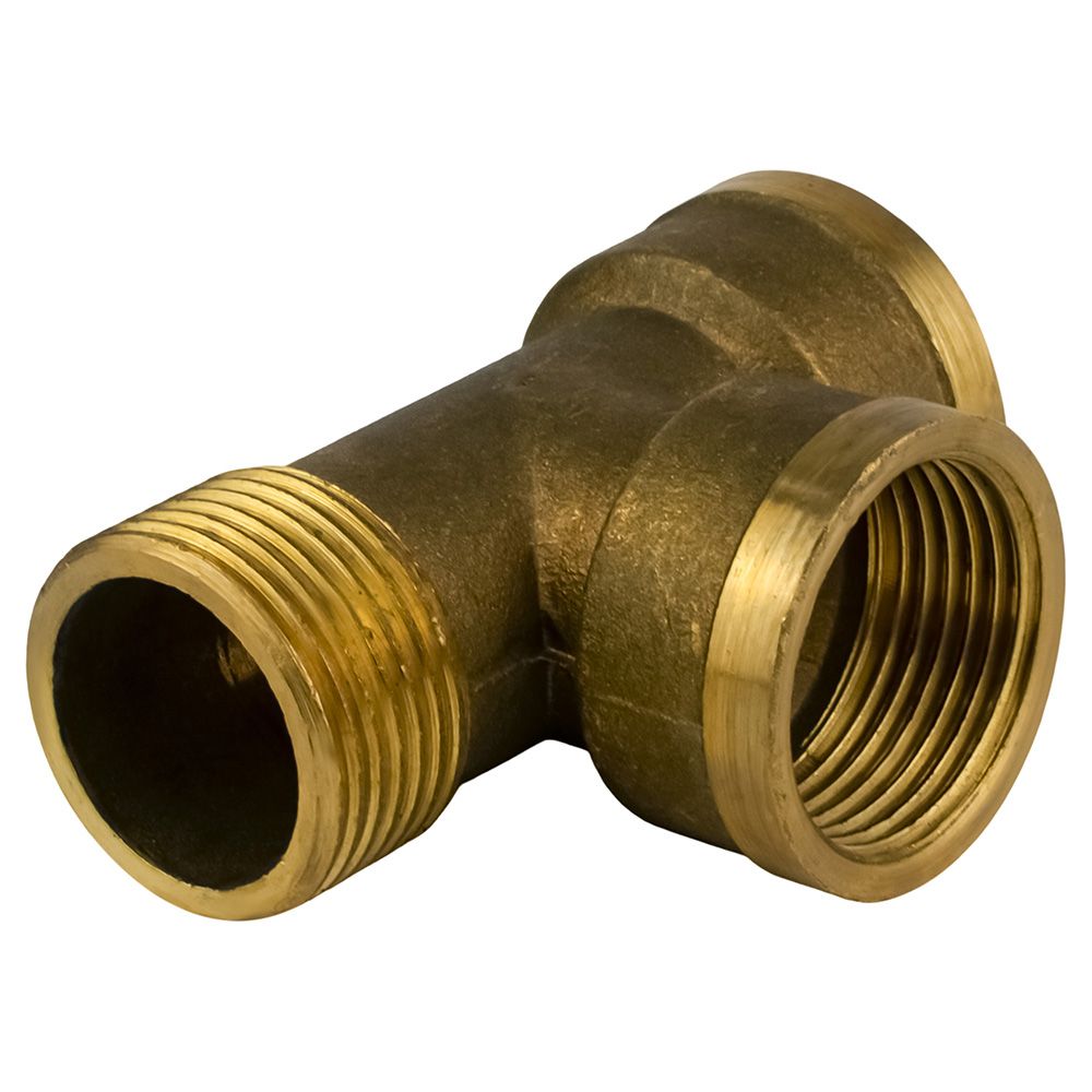 Тройник латунь 1" ВР/ВР/НР