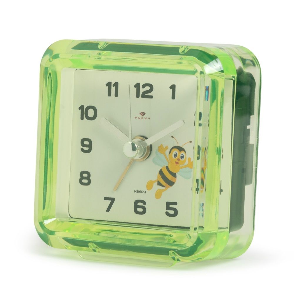 Будильник Пчелка 70х70 см зеленый