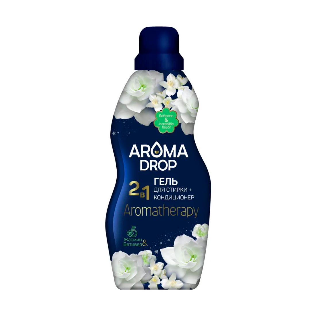 Гель для стирки Aroma Drop Aromatherapy 2 в 1 Жасмин и ветивер 1 кг
