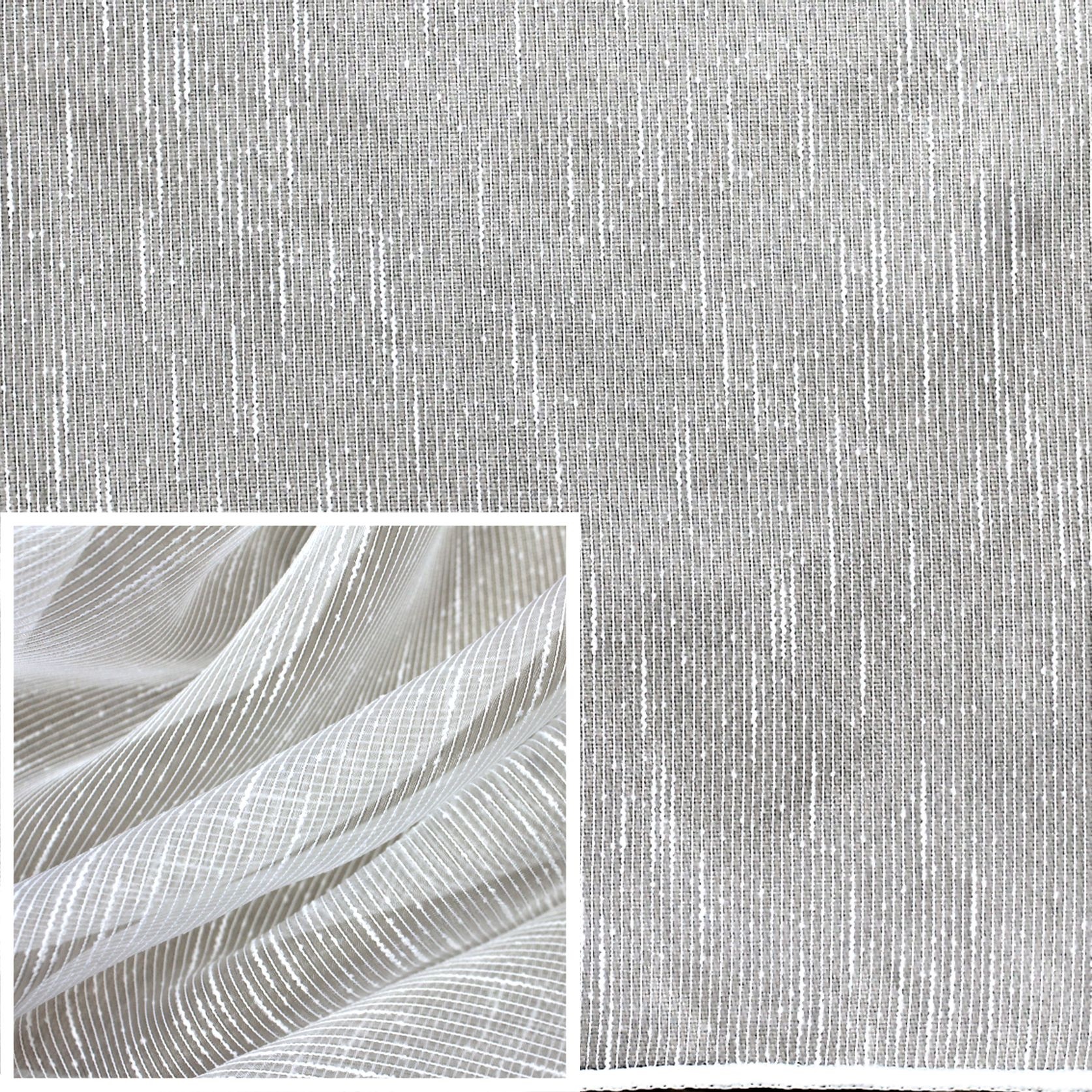 Ткань для штор Тюль органза фэнтези Texrepublic RS Rain Littel-02/280 OFen ut белая