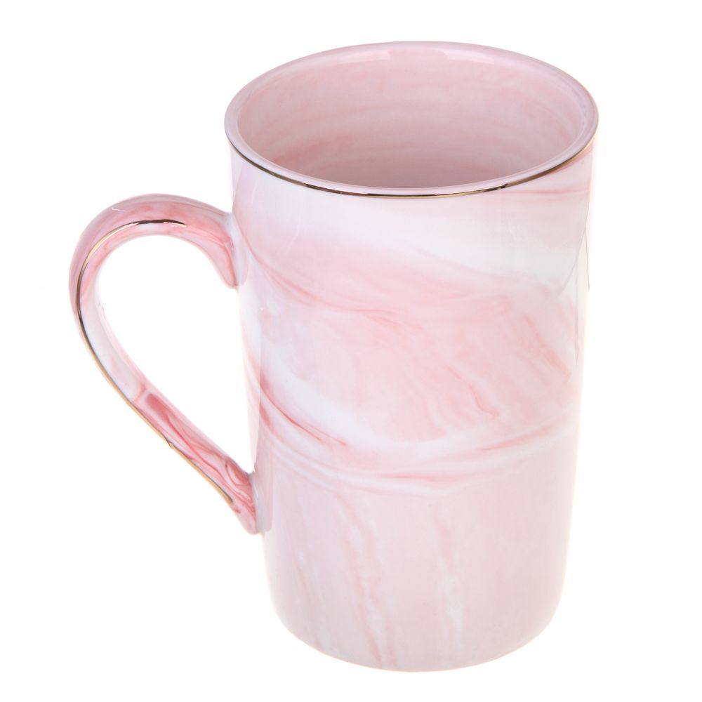 Набор подарочный Ladecor кружка керамическая 380 мл и брелок "Зайка"