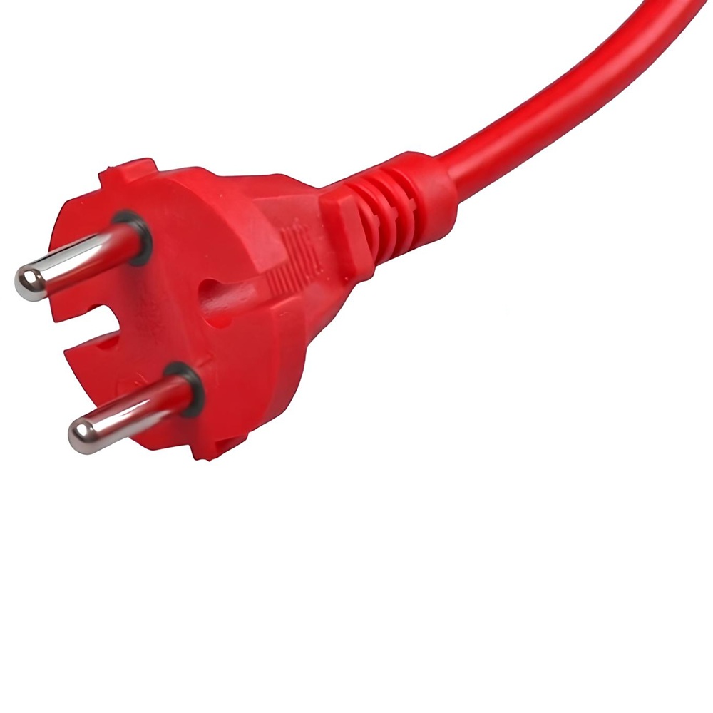 Удлинитель силовой на катушке Domtok Пвс 2х2,5 4 гнезда 30 м 16 A IP44 б/з красный