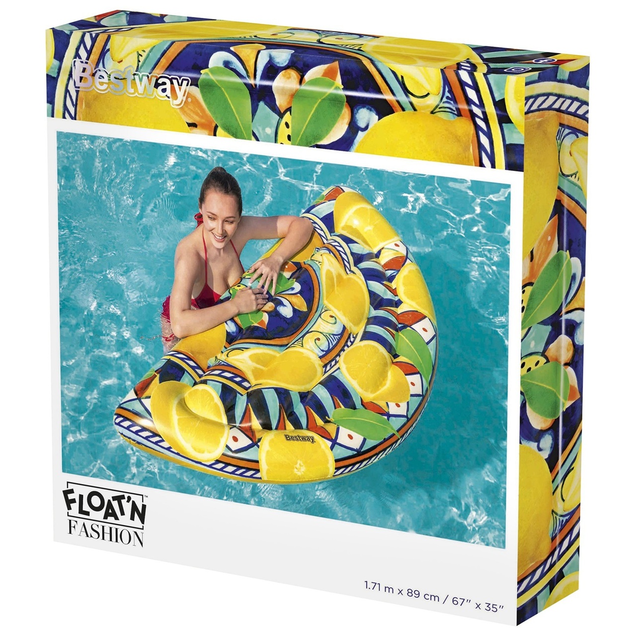 Матрас для плавания 171х89 см до 90 кг Bestway Splash of Sicily 43364