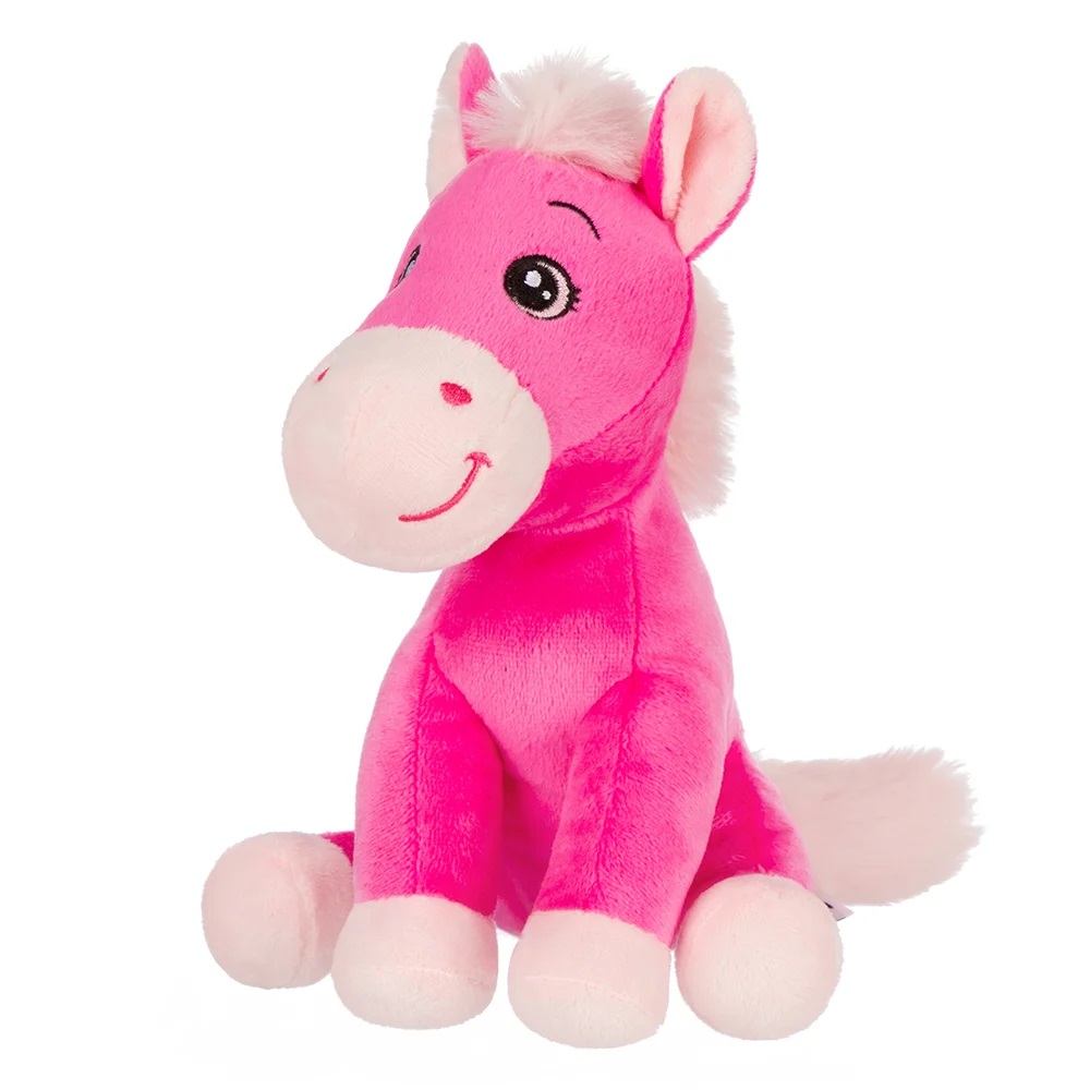 Игрушка мягкая Relana Лошадка розовая 19 см