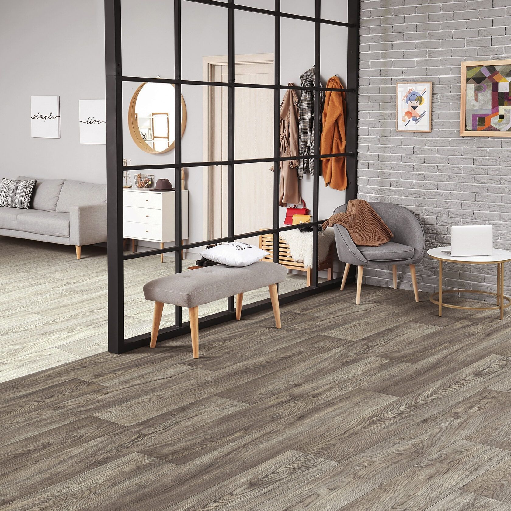 Линолеум IVC Fortex Lockwood 847 23/32 класс 2,5 м