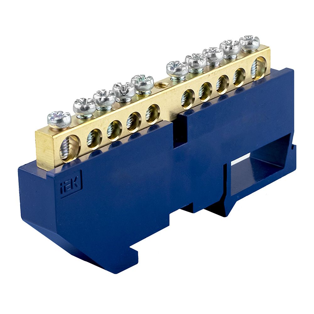 ШИНА  нулевая на DIN-изол ШНИ-6*9-10-Д-С ИЭК (2/10)