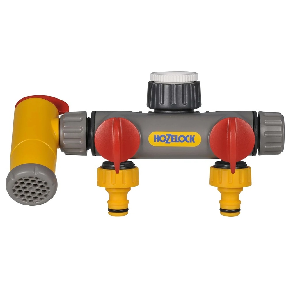 Разделитель потоков 2-х канальный с краном Flow мax HoZelock 2250