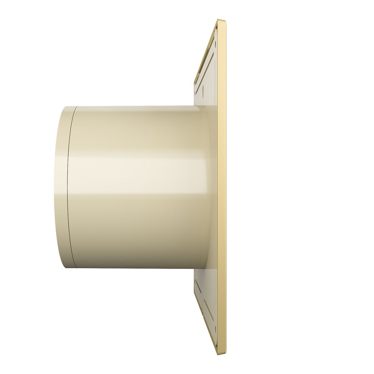 Вентилятор осевой вытяжной Diciti Slim 5C обратный клапан D125 champagne