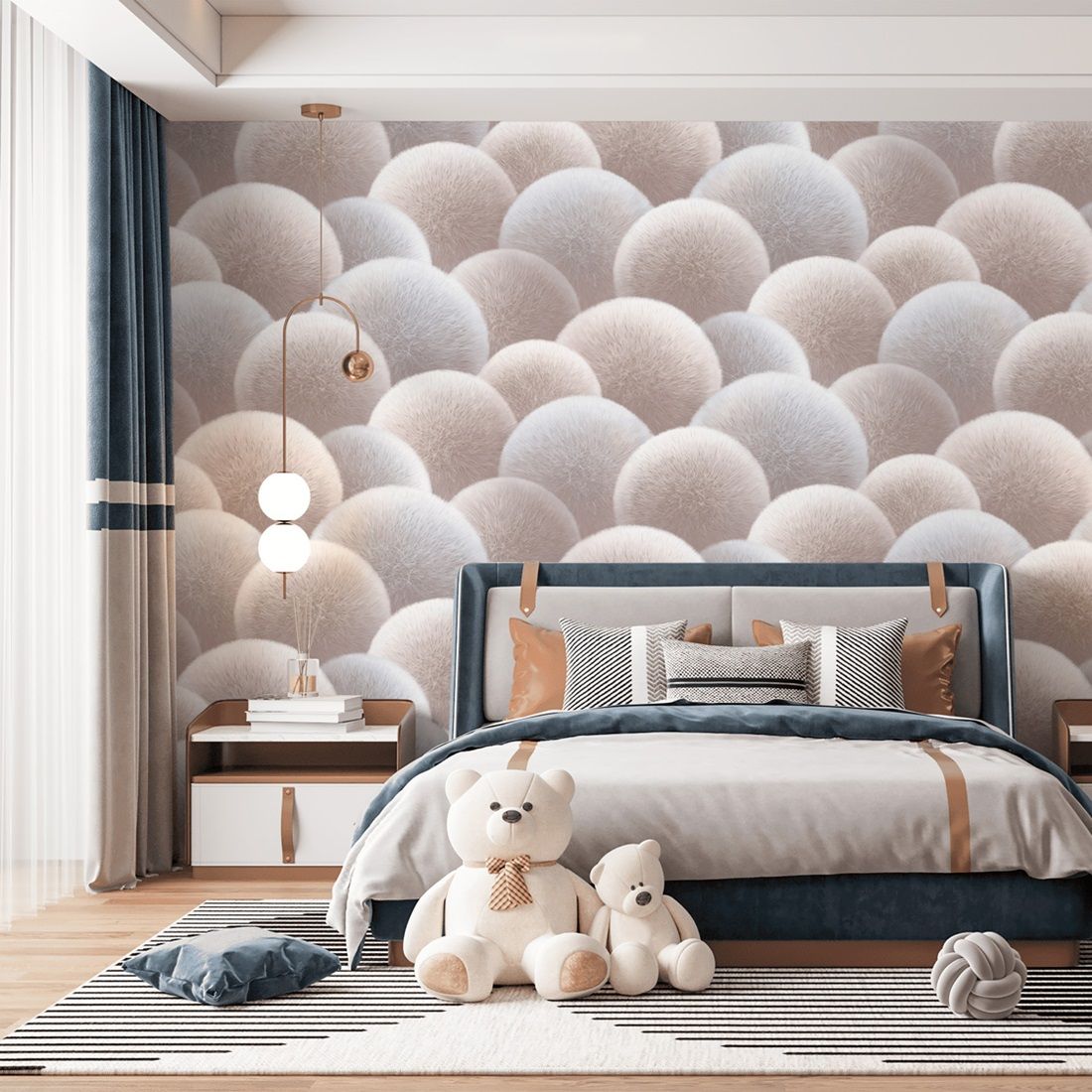 Обои 8889-13 WallSecret 1,06х10 м Puff бежевый