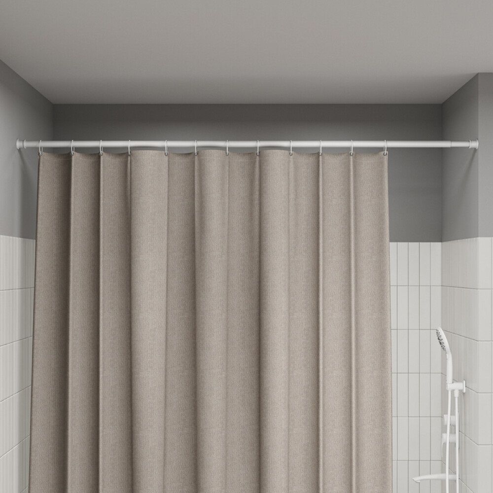 Карниз для ванной комнаты 110-200 см белый матовый Iddis Elegante RSW0120i14