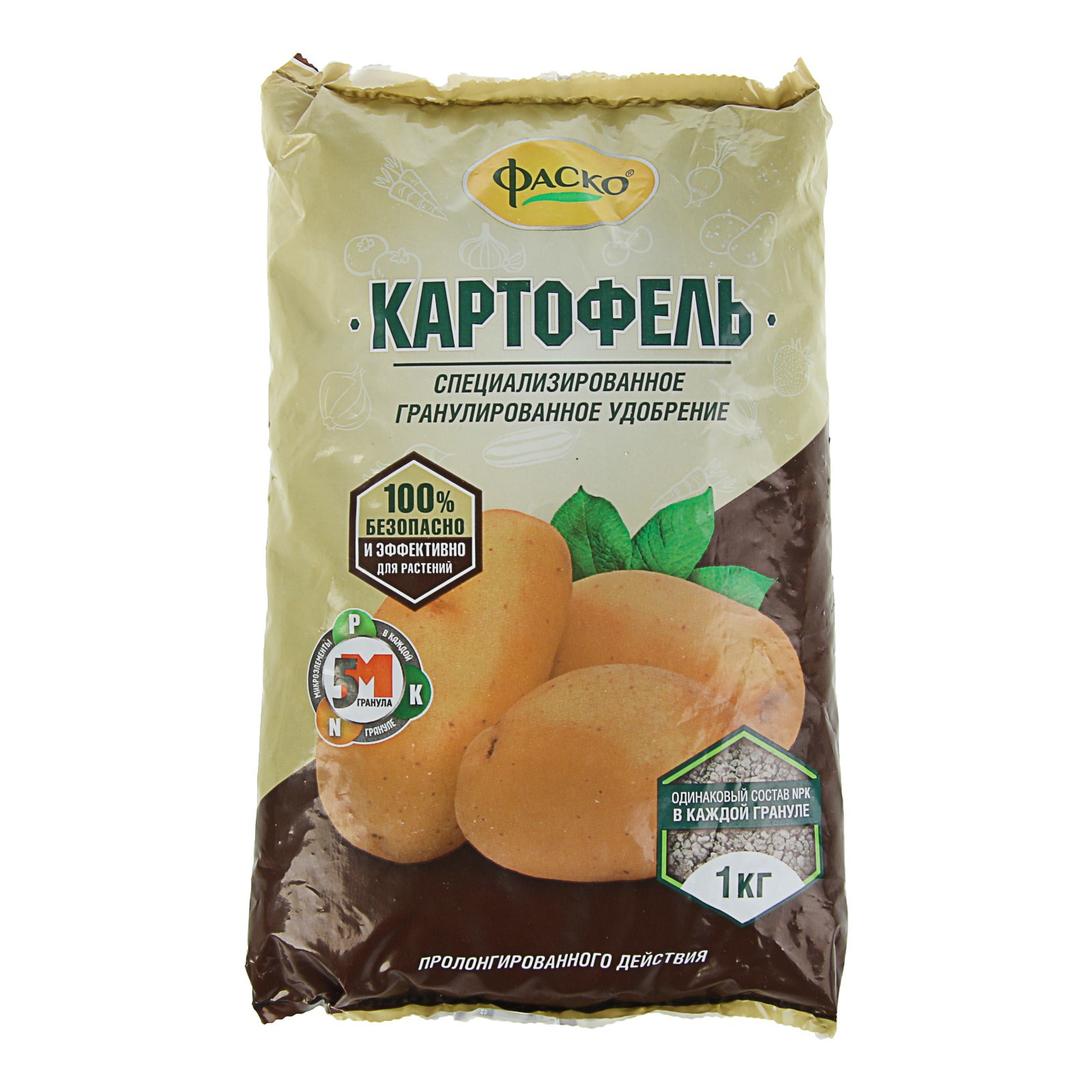Удобрение для картофеля минеральное тукосмесь Фаско 1 кг