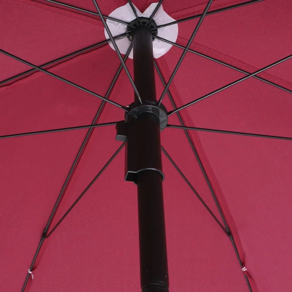 Зонт садовый Nolita d1,6 м h2 м бордовый