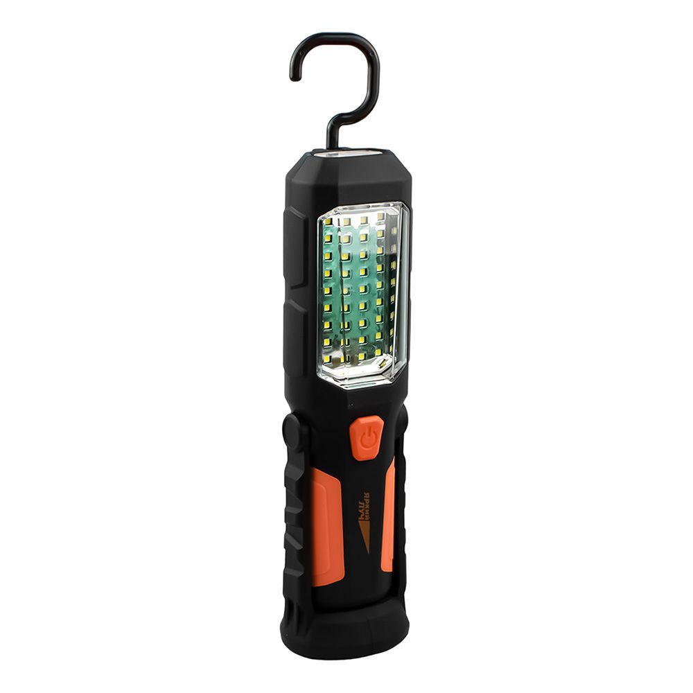 ФОНАРЬ ЯРКИЙ ЛУЧ "Оптимус" автомоб, 2 реж(прожектор0,5W/кемпинг 36LED) магнит/крюк, на 3хАА