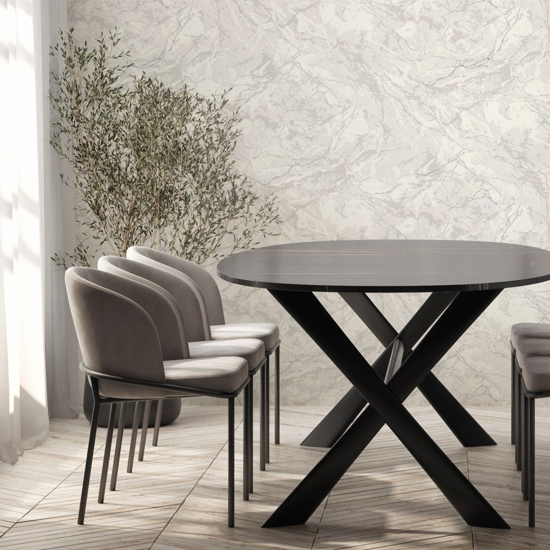 Обои OVK Design Ривер 11204-02 бежевые мрамор 1,06х10,05 м